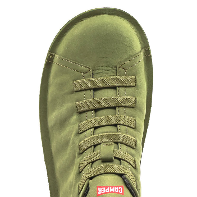 Camper 18751 Beetle Men`s Slip-on Shoes green